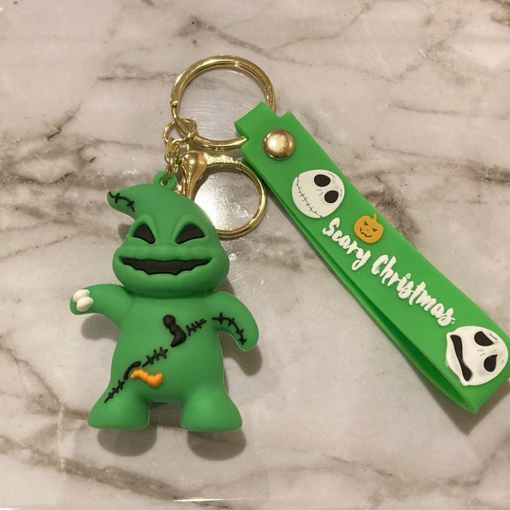 Oogie Boogie Scary Christmas keychain